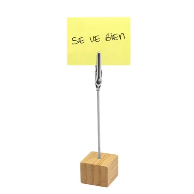 Memo clip de escritorio Bambstick